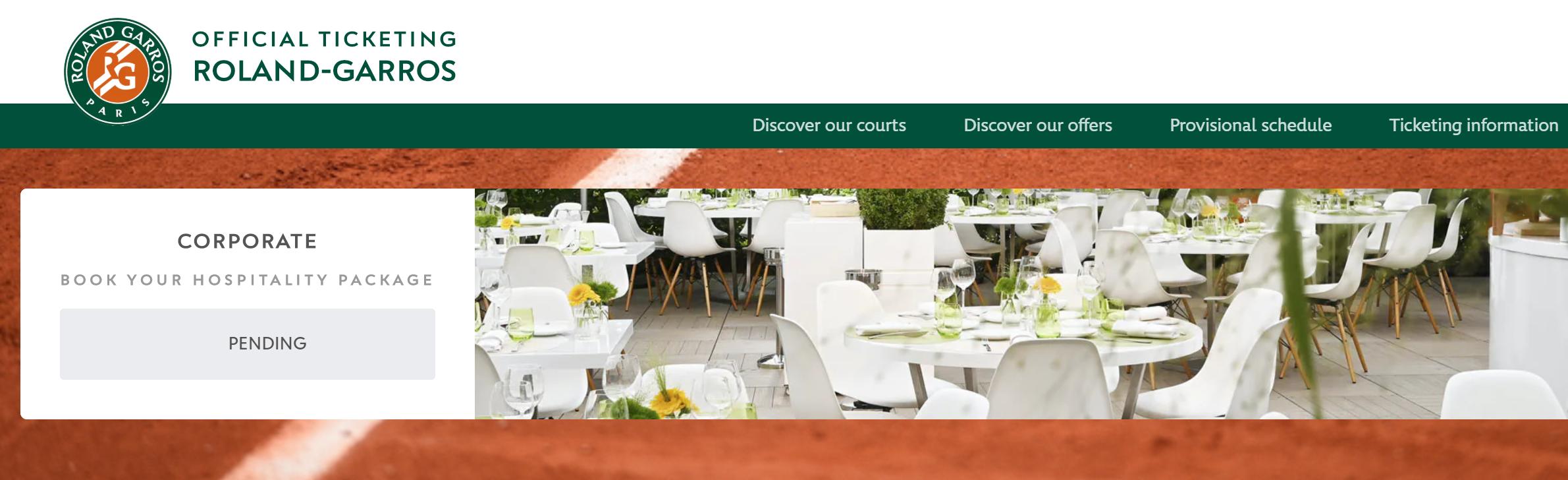 Roland Garros Website