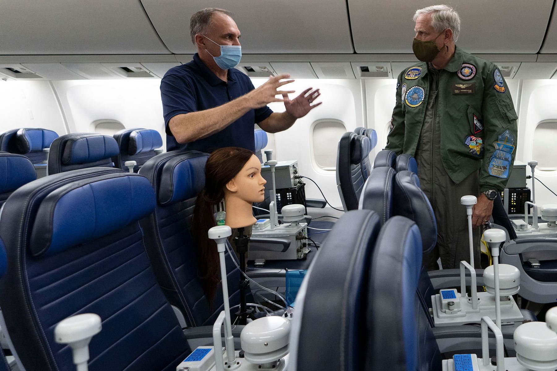 How coughing robot-dummies may unlock the return of air travel