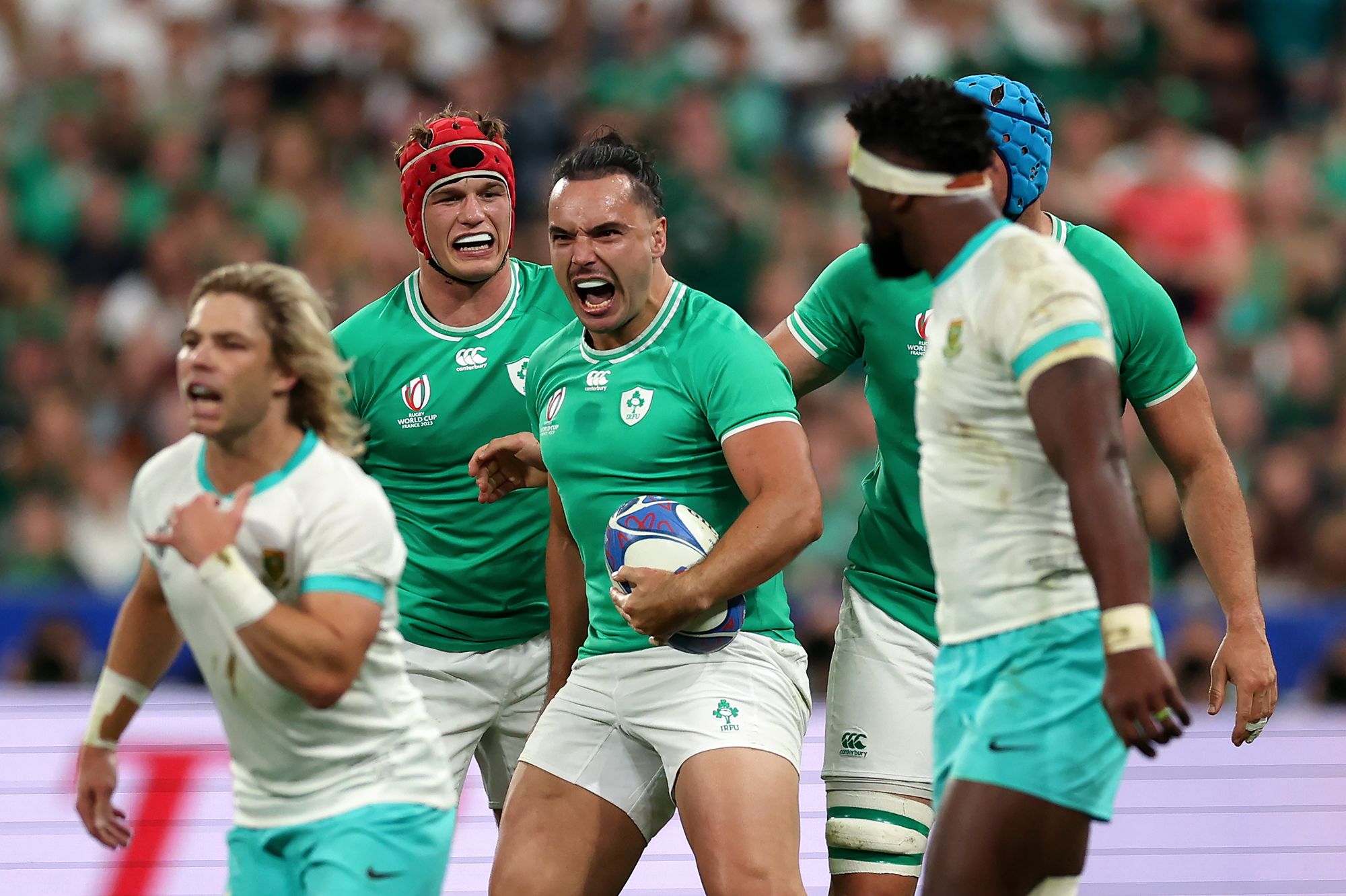 Wales are heading to the Rugby World Cup quarter-finals as Ireland shine in Paris